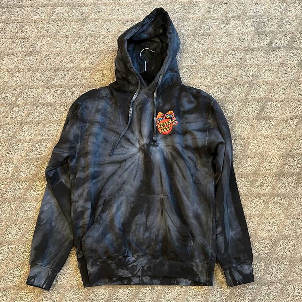 Santa Cruz tie dye hoodie